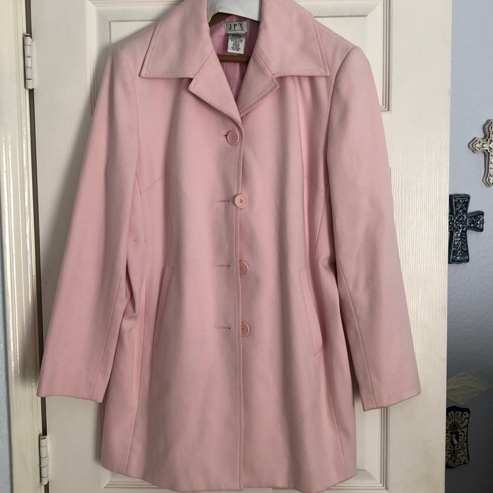 Pink lightweight coat